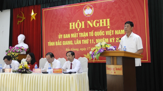 Hội nghị lần thứ 11, Ủy ban Mặt trận Tổ quốc tỉnh Bắc Giang