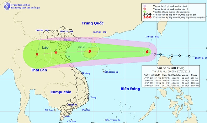 Nghệ An: Khẩn trương chỉ đạo ứng phó cơn bão số 3