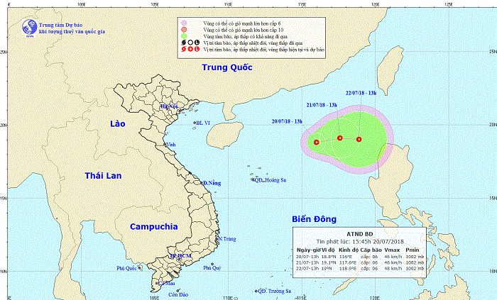 Bão số 3 mới qua, áp thấp nhiệt đới lại hoành hành trên biển Đông