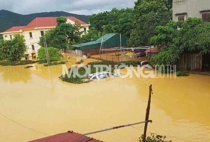 [Photo] Hình ảnh mới nhất về tình hình mưa lũ ở Phú Thọ