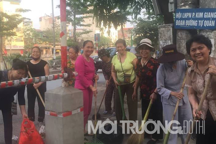 Thanh Xuân – Hà Nội : Hội LHPN tham gia xây dựng vệ sinh môi trường