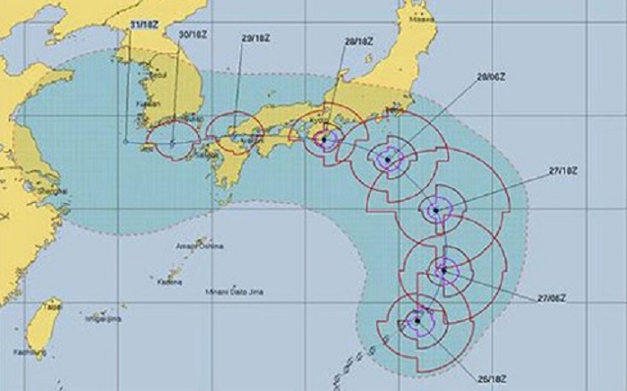 Nhật Bản chuẩn bị hứng chịu thêm một trận bão lớn