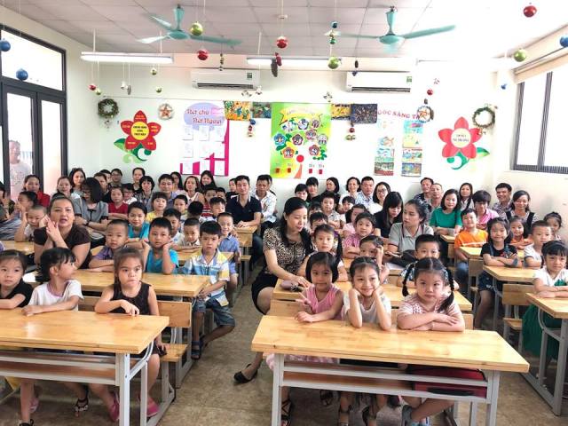 Trường TH Chu Văn An: Chào đón học sinh lớp 1 năm học 2018 - 2019