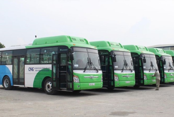 Từ mai 3 tuyến xe buýt nhiên liệu sạch đầu tiên sẽ lăn bánh ở Hà Nội