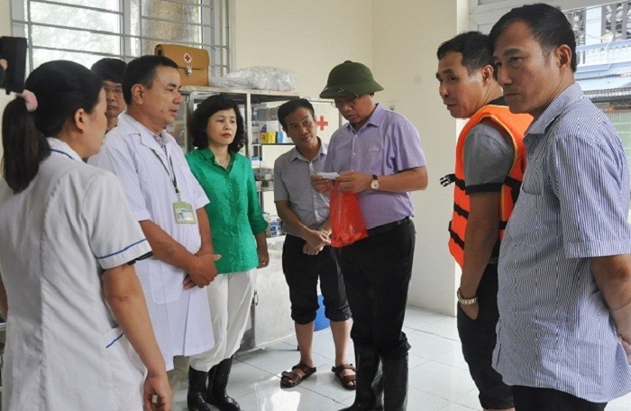 Sở Y tế HN: Bảo vệ sức khỏe cho người dân vùng ngập úng