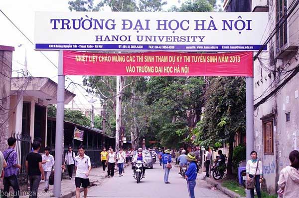 Đại học Hà Nội thông báo điểm chuẩn trúng tuyển năm 2018