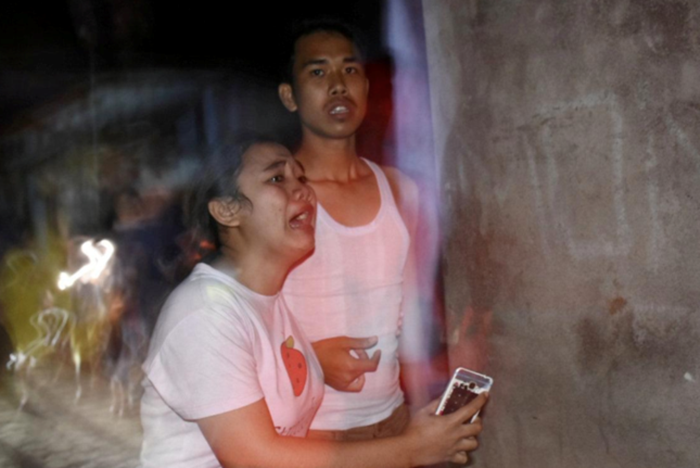 Hiện trường trận động đất kinh hoàng ở Indonesia làm 82 người chết