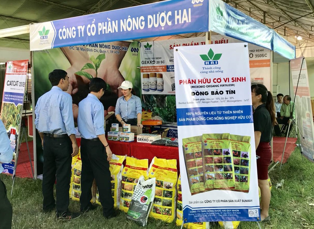 Nông dược HAI giới thiệu sản phẩm nông nghiệp hữu cơ tại hội chợ