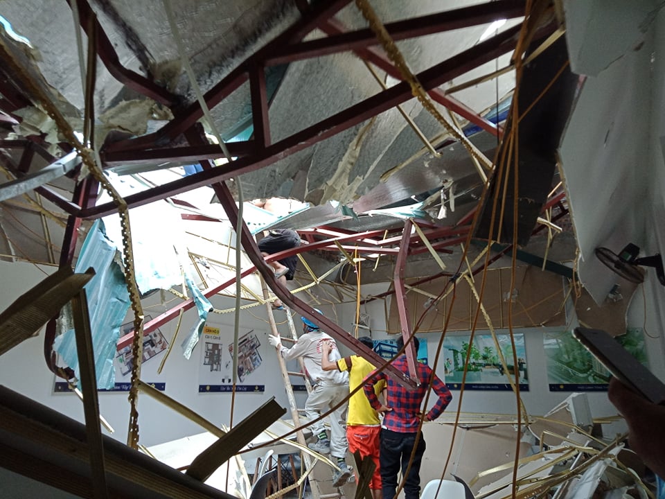 Hà Nội: Đứt cáp cẩu tháp tại dự án The Sun, một người bị thương nặng