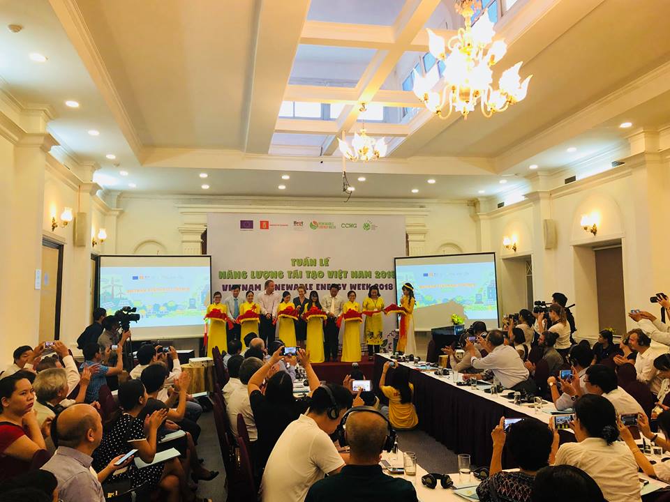 Hà Nội: Khai mạc Tuần lễ năng lượng tái tạo Việt Nam 2018