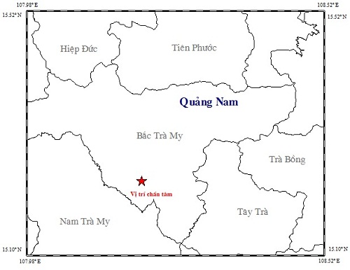 Liên tiếp xảy ra 2 vụ động đất tại Sơn La và Quảng Nam
