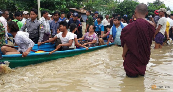 Hơn 50.000 người sơ tán khẩn cấp vì sự cố vỡ đập ở Myanmar