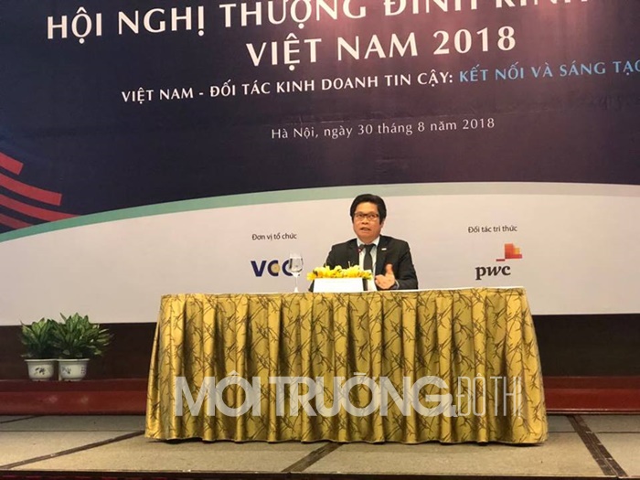 Họp báo Hội nghị Thượng đỉnh Kinh doanh Việt Nam 2018