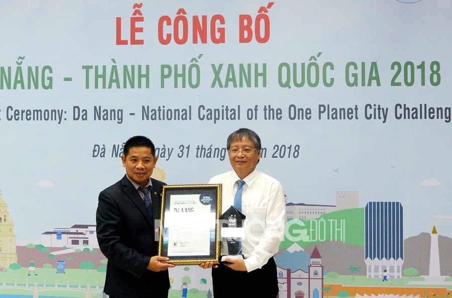 Đà Nẵng nhận danh hiệu thành phố Xanh quốc gia Việt Nam năm 2018