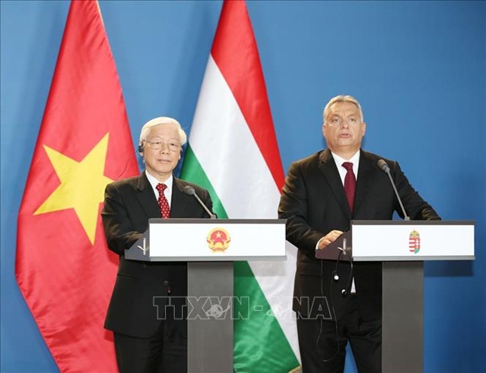 Tuyên bố chung Việt Nam-Hungary thiết lập quan hệ đối tác toàn diện