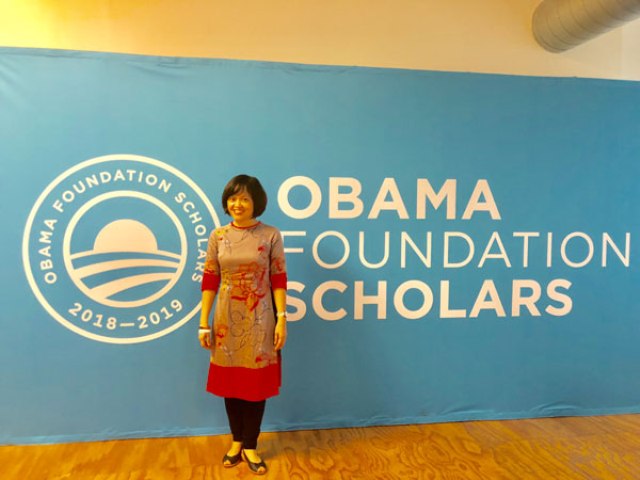 Anh hùng Khí hậu VN nhận học bổng của Quỹ Obama