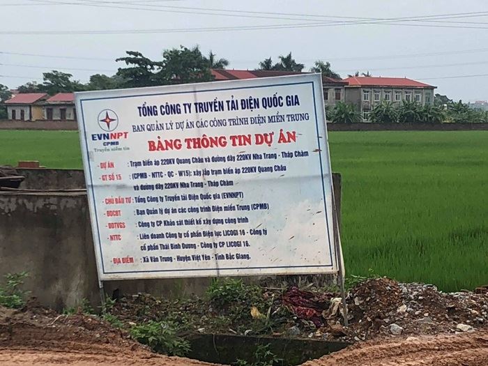 Việt Yên - Bắc Giang: Trạm biến áp bị 'tố' thi công ẩu?