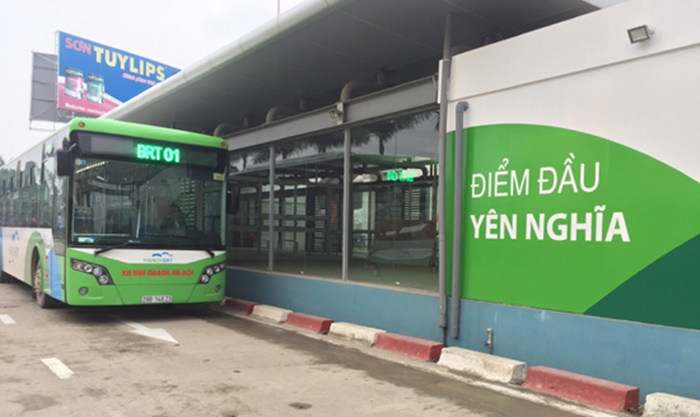 Hà Nội triển khai thí điểm vé điện tử trên tuyến buýt nhanh BRT