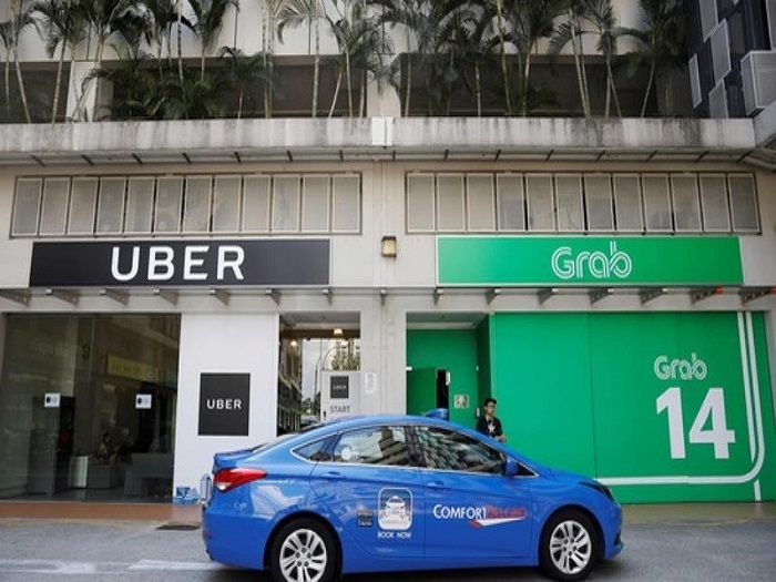 Grab và Uber 9,5 triệu USD vì thương vụ sáp nhập tại Singapore