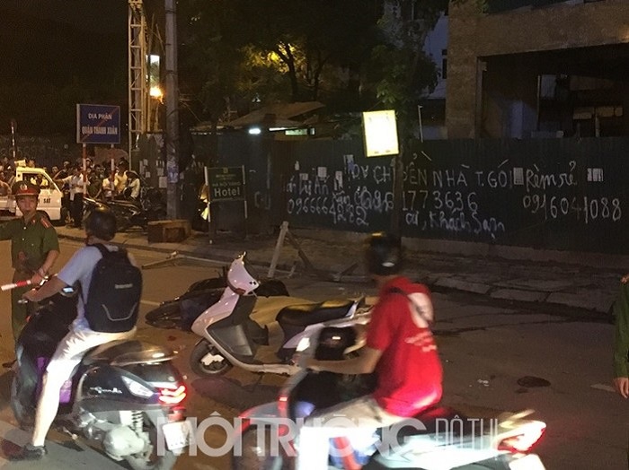 Khởi tố vụ án thanh sắt rơi xuống đường làm 1 người tử vong ở Hà Nội