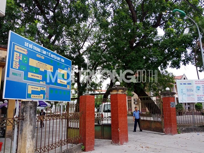Trung tâm Y tế huyện Duy Tiên chưa lập Đề án bảo vệ môi trường?