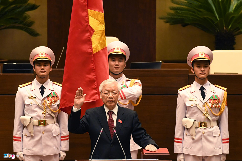 Tổng Bí thư Nguyễn Phú Trọng được bầu giữ chức Chủ tịch nước