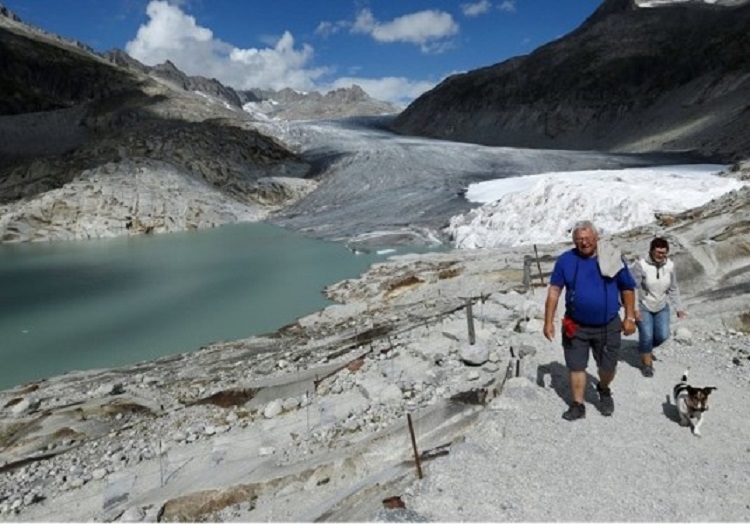 Sông băng của Thụy Sĩ đang dần biến mất do thời tiết khắc nghiệt