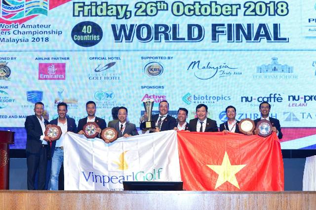 Đội tuyển Golf Việt Nam bảo vệ thành công vị trí số 1 Giải WAGC TG