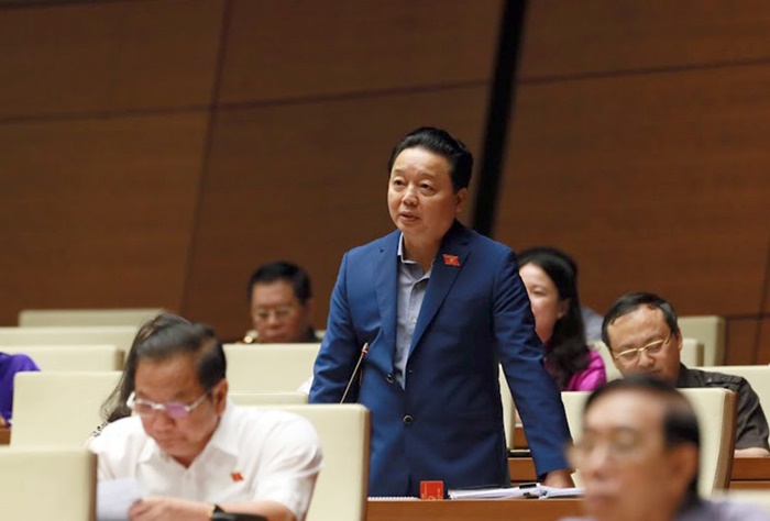 Bộ trưởng Trần Hồng Hà trả lời chất vấn về xử lý ô nhiễm sông Nhuệ