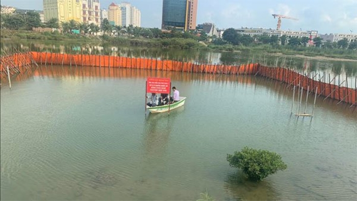 Quảng Ninh: Mở rộng công nghệ khử ô nhiễm ở hồ điều hòa ở Hạ Long