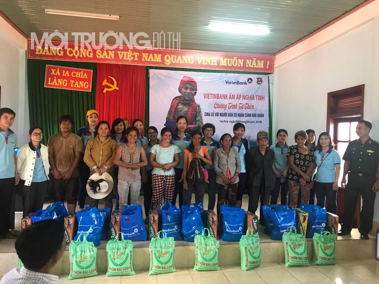 Đoàn Thanh niên VietinBank Gia Lai thăm và tặng quà bệnh nhân phong