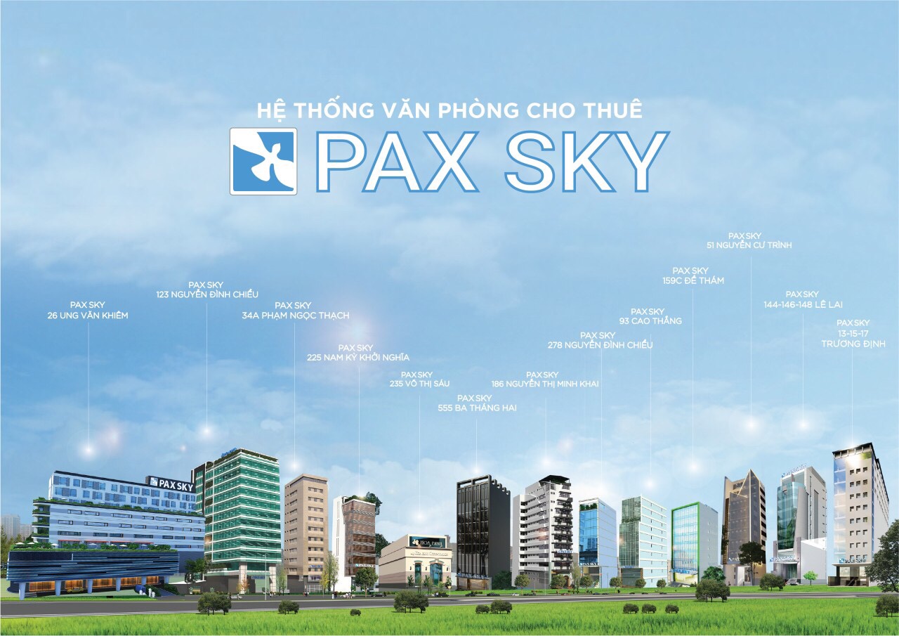 PAX SKY: Hệ thống văn phòng cho thuê cao cấp hàng đầu