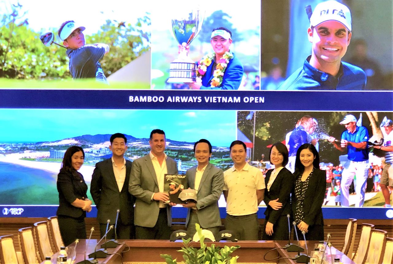 1 triệu USD tiền thưởng ở giải golf Bamboo Airways Vietnam Open 2019