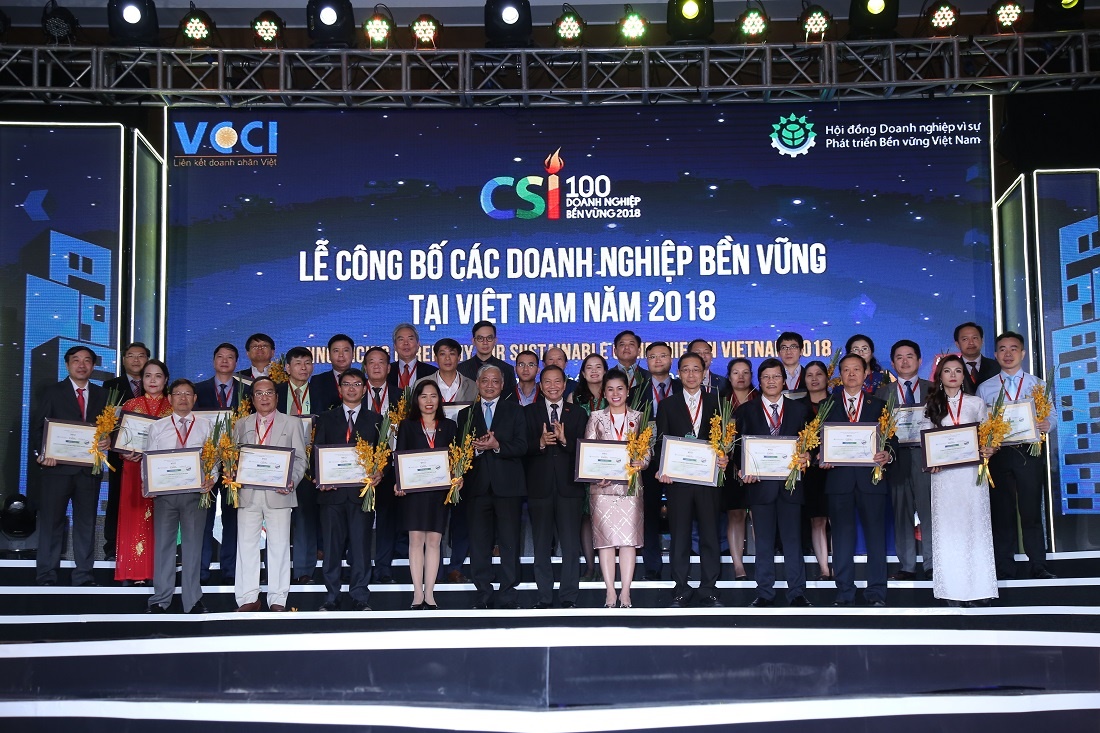 Vinh danh Tập đoàn TMS - “Doanh nghiệp bền vững Việt Nam 2018”