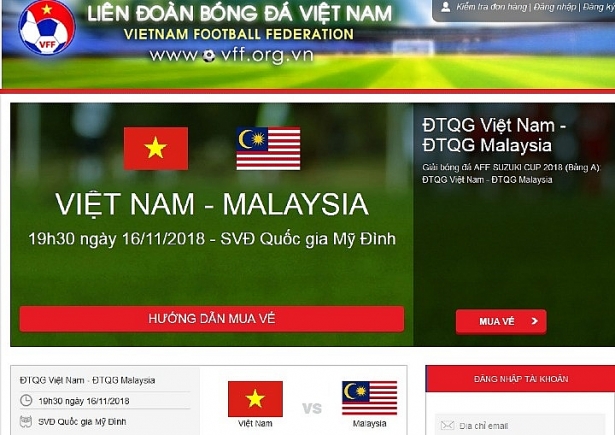 Vé trận bán kết Việt Nam vs Philippines được bán online từ 28/11