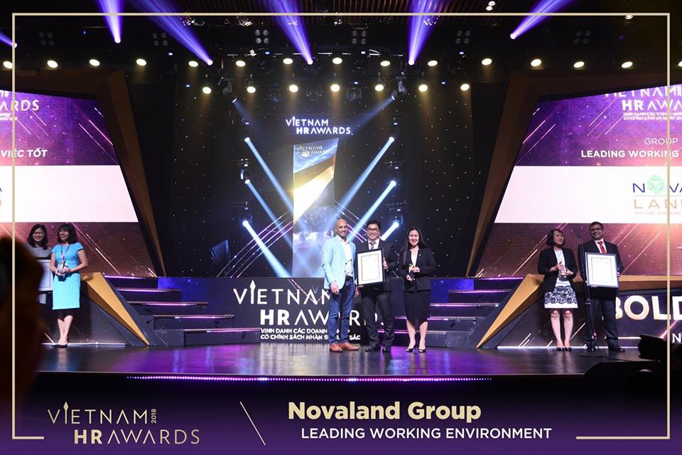 Novaland liên tiếp được vinh danh tại Vietnam HR Awards 2018
