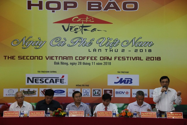 Đắk Nông: Tổ chức họp báo Ngày cà phê Việt Nam