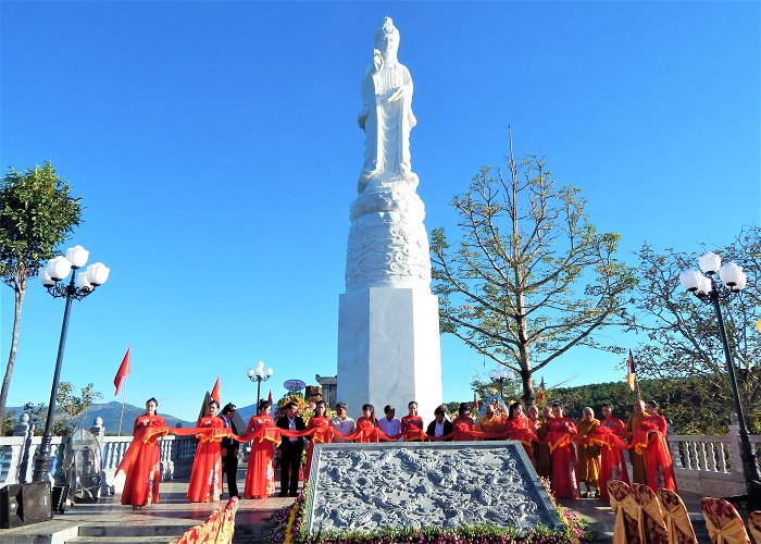 Gia Lai: Khánh thành tượng Quan Thế âm ở Biển Hồ Tơ Nưng