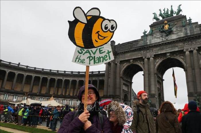 Trên 70.000 người tuần hành bảo vệ khí hậu tại Brussels