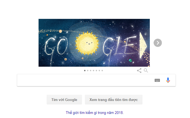 Mưa sao băng Geminid trên Google Doodle là gì?