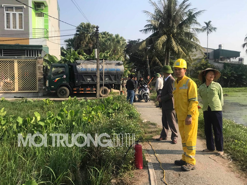 Thanh Hóa: Khẩn trương khắc phục sự cố tràn 4.000 lít dầu
