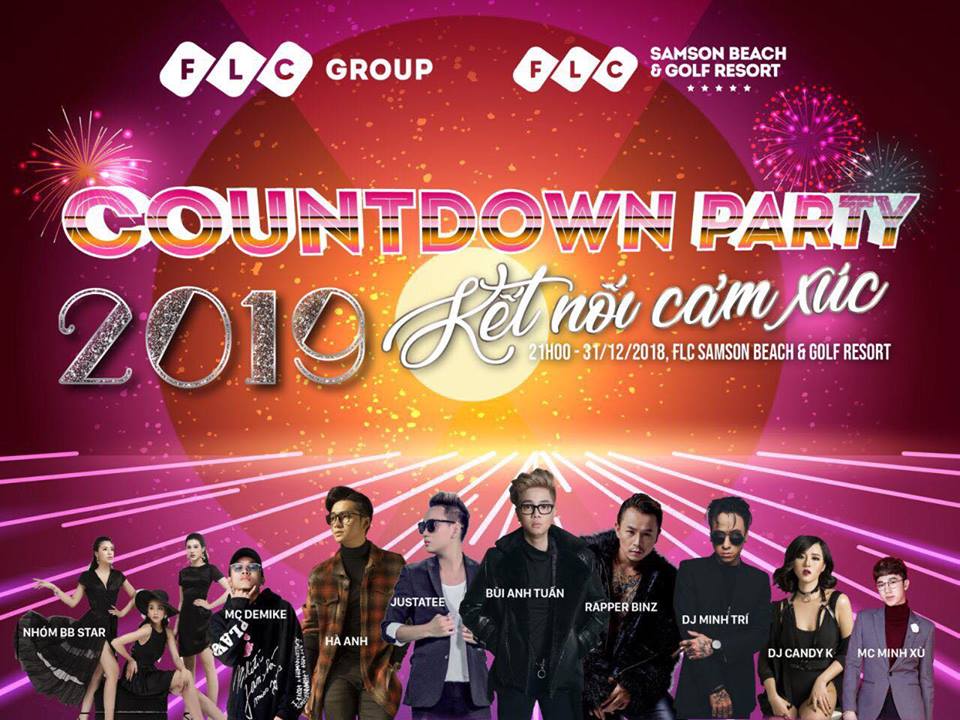 Đón năm mới cực đã cùng đại tiệc âm nhạc FLC Countdown Party 2019