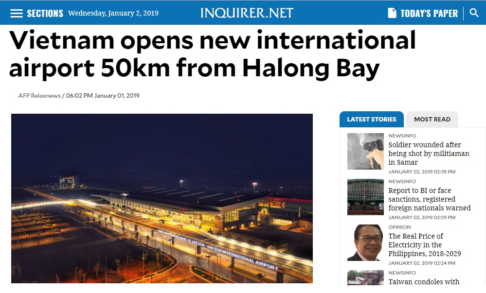 Hạ Long–Vân Đồn dày đặc trên báo chí quốc tế với 3 dự án giao thông