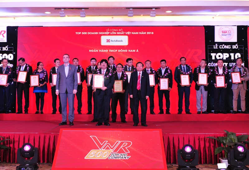 SeaBank tiếp tục được vinh danh BXH “Top 500 DN lớn nhất Việt Nam”