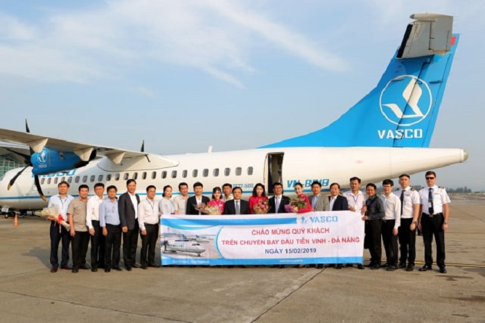VASCO chính thức khai thác đường bay Vinh - Đà Nẵng