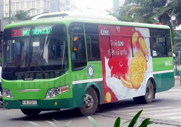 TP.HCM: Tiếp tục đấu giá quảng cáo trên thân xe buýt lần thứ 4