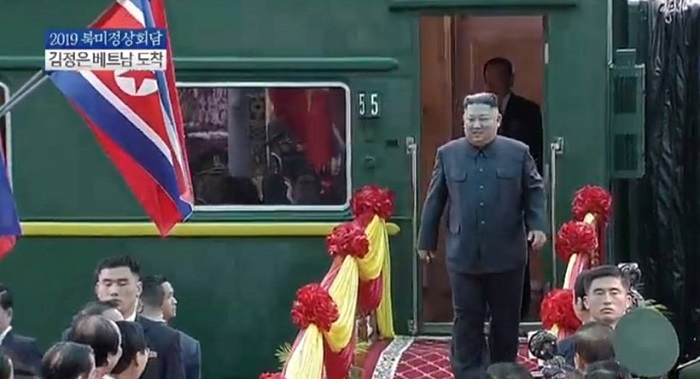 Đoàn tàu chở Chủ tịch Triều Tiên Kim Jong-un đã đến Việt Nam