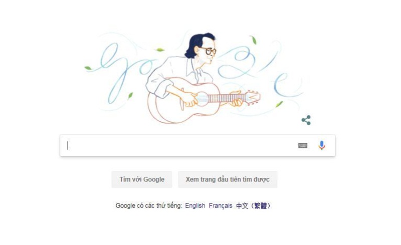 Google gửi thông điệp gì khi vinh danh nhạc sĩ Trịnh Công Sơn?