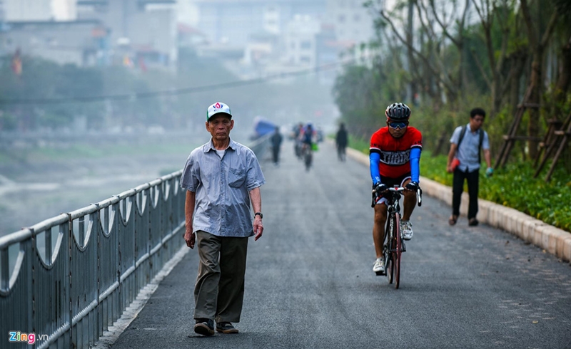 Tuyến đường đi bộ dọc sông dài nhất Hà Nội
