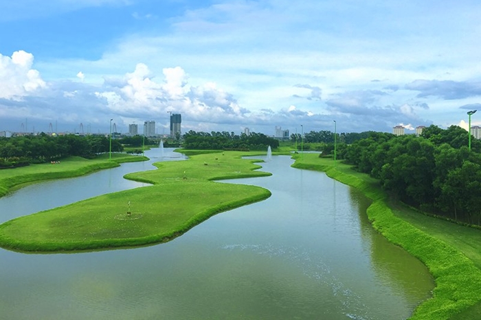 Tổng thể quy hoạch khu nhà vườn sinh thái và sân tập golf Vân Tảo